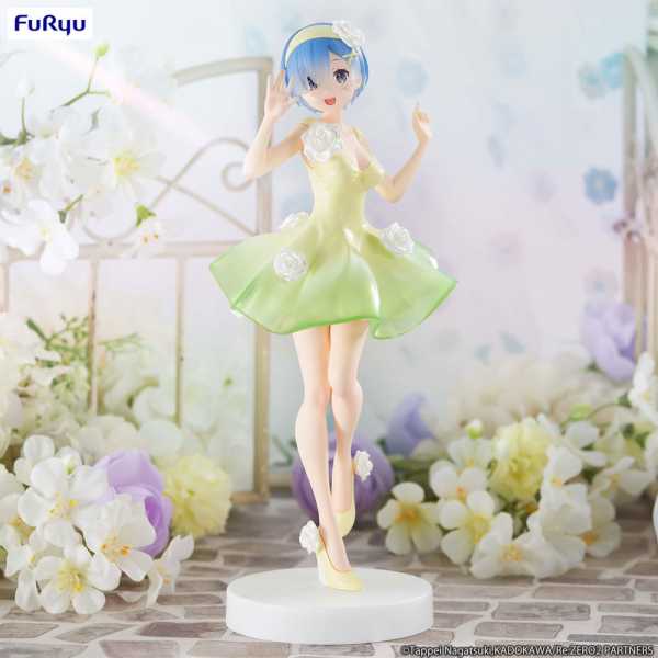 VORBESTELLUNG ! Re: Zero Trio-Try-iT Rem Flower Dress 21 cm PVC Statue