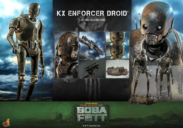Hot Toys Star Wars: The Book of Boba Fett 1/6 KX Enforcer Droid 36 cm Actionfigur