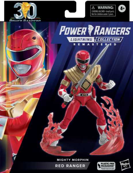 Power Rangers Lightning Collection Mighty Morphin Red Ranger Actionfigur Remastered