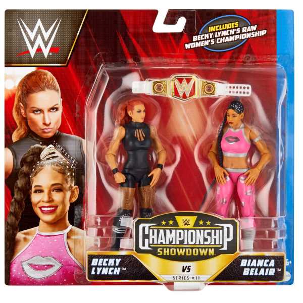 WWE Championship Showdown Series 11 Becky Lynch vs Bianca Belair Actionfiguren 2-Pack