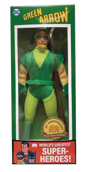 Mego DC World's Greatest Super-Heroes 50th Anniv. Green Arrow 8 Inch Actionfigur