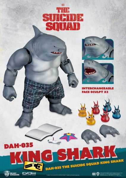 The Suicide Squad Dynamic 8ction Heroes 1/9 King Shark 21 cm Actionfigur