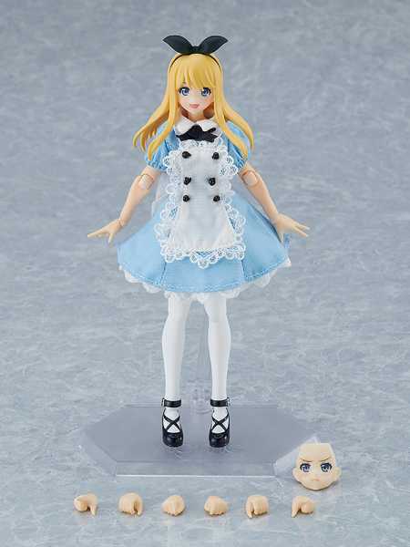 VORBESTELLUNG ! Original Character Figma Female Body (Alice) with Dress and Apron Outfit Actionfigur