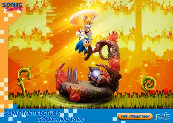 AUF ANFRAGE ! Sonic the Hedgehog Sonic & Tails 51 cm Statue