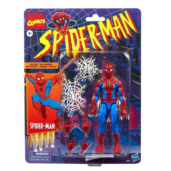 VORBESTELLUNG ! Spider-Man Retro Marvel Legends Series Spider-Man Actionfigur