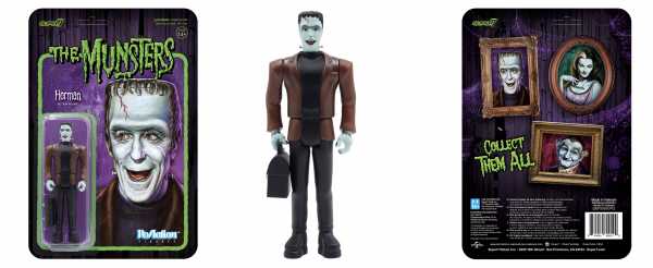 The Munsters Herman 3 3/4 Inch ReAction Actionfigur