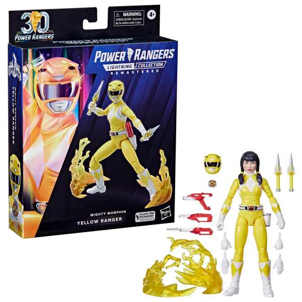 Power Rangers Lightning Collect. Remastered Mighty Morphin Yellow Ranger Actionfigur