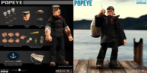 VORBESTELLUNG ! One:12 Collective Popeye Actionfigur ReRun