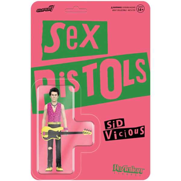 Sex Pistols Sid Vicious (Never Mind the Bollocks) 3 3/4-inch ReAction Actionfigur