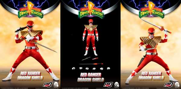 POWER RANGERS DRAGON SHIELD RED RANGER PX 1/6 SCALE ACTIONFIGUR