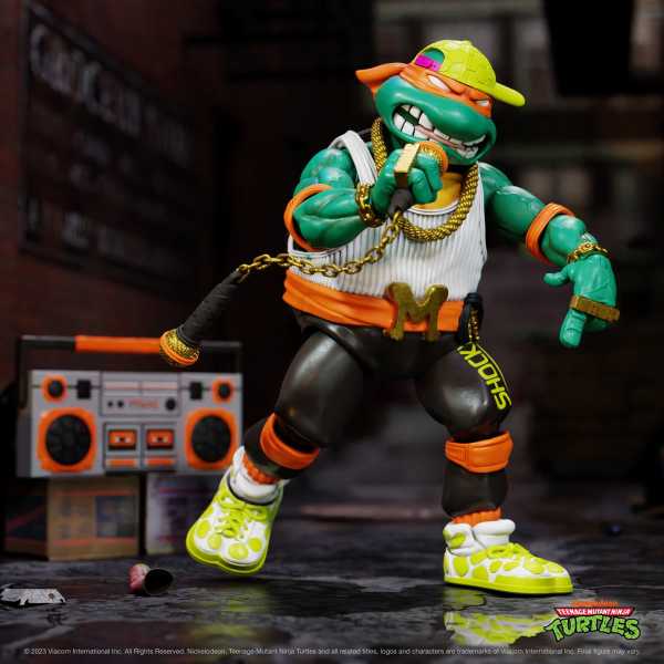 VORBESTELLUNG ! Teenage Mutant Ninja Turtles Ultimates Rapper Mike 7 Inch Actionfigur