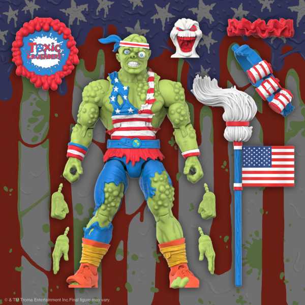 VORBESTELLUNG ! Toxic Crusaders Ultimates Toxie (Vintage Toy America) 7 Inch Actionfigur