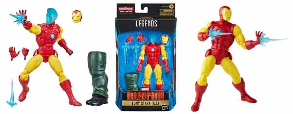 Shang-Chi Marvel Legends Iron Man Tony Stark (A.I.) 6 Inch Actionfigur