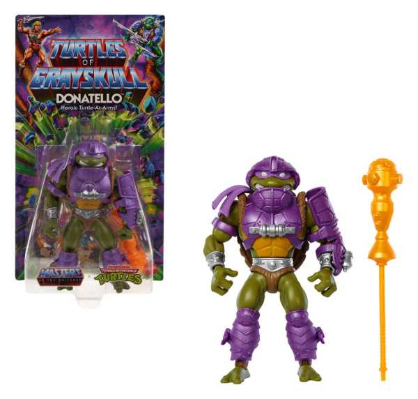 Masters of the Universe x TMNT Turtles of Grayskull Donatello Actionfigur US Karte