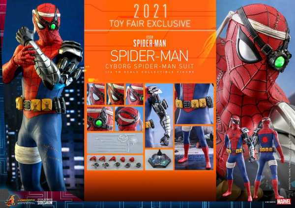 Spider-Man Masterpiece 1/6 Cyborg Spider-Man Suit 2021 Toy Fair Excl. Actionfigur