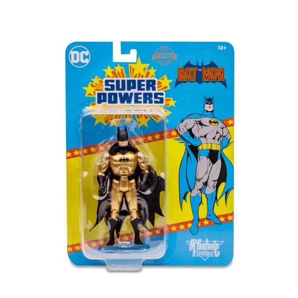 McFarlane Toys DC Super Powers Batman Classic Detective 4 Inch Actionfigur Gold Edt.