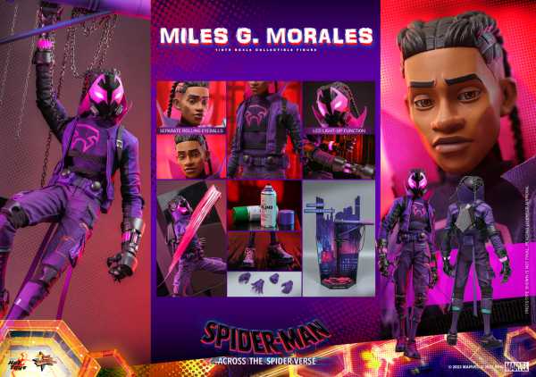 VORBESTELLUNG ! Hot Toys Spider-Man: Across the Spider-Verse MP 1/6 Miles G. Morales Actionfigur