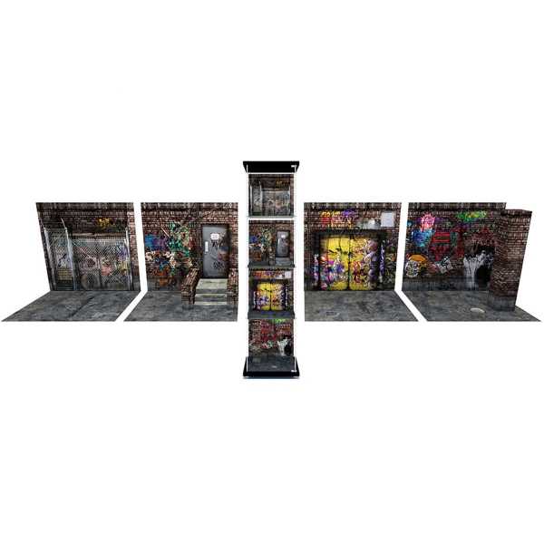 Extreme Sets Deranged Alley 1:12 Scale Display Pack