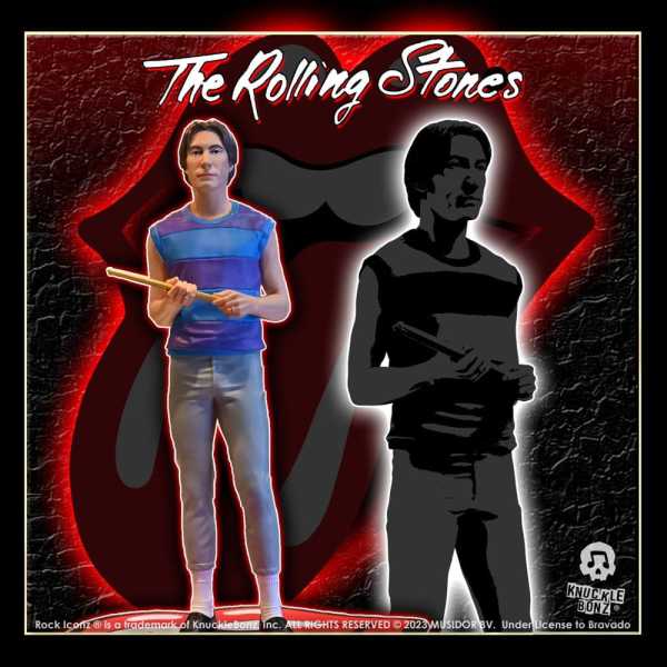 VORBESTELLUNG ! Rock Iconz The Rolling Stones Charlie Watts (Tattoo You Tour 1981) 22 cm Statue