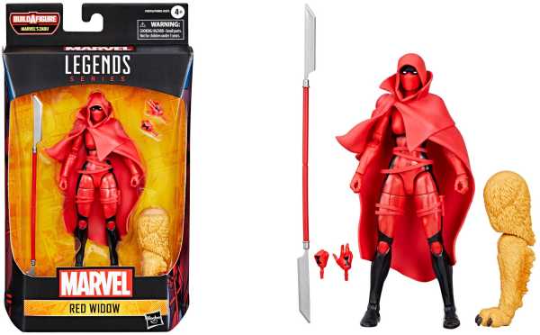 VORBESTELLUNG ! Marvel Legends Zabu Wave Red Widow 6 Inch BaF Actionfigur
