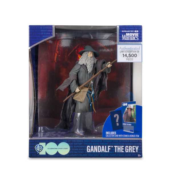VORBESTELLUNG ! Movie Maniacs WB 100: Lord of the Rings Gandalf Limited Edition 6 Inch Figur