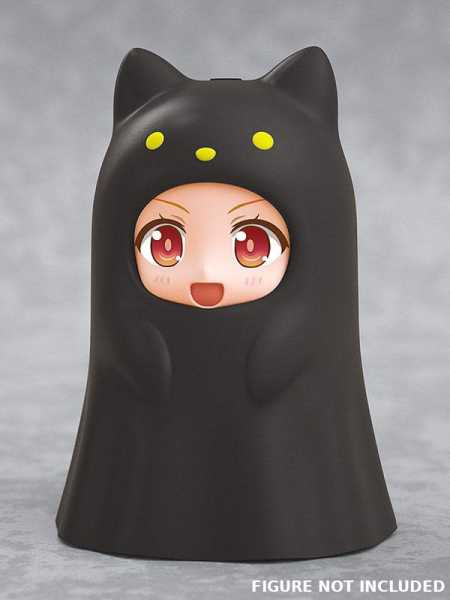 AUF ANFRAGE ! Nendoroid More Kigurumi Face Parts Case Ghost Cat Black Actionfiguren Zubehör-Set