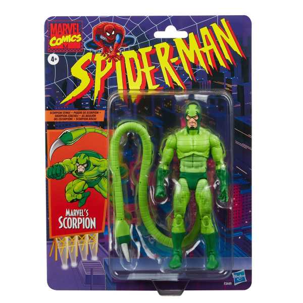 VORBESTELLUNG ! Spider-Man Retro Marvel Legends Marvel's Scorpion 6 Inch Actionfigur