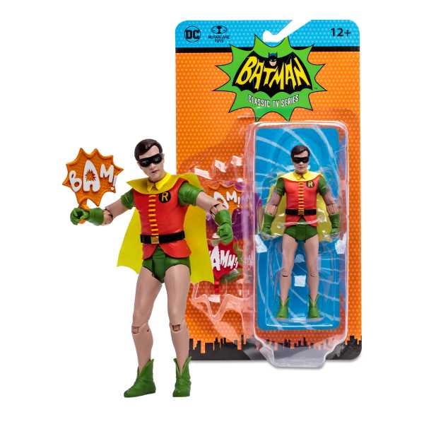McFarlane Toys DC Retro Batman 1966 Robin (TV Series) 6 Inch Actionfigur