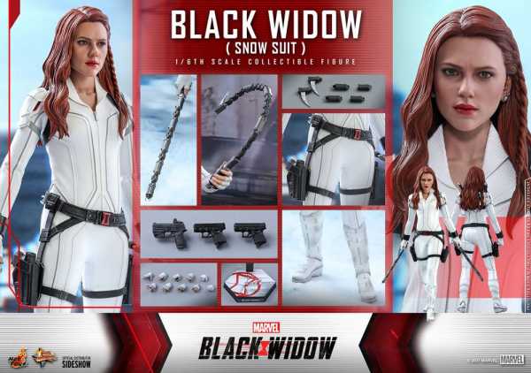 AUF ANFRAGE ! Hot Toys Black Widow Movie Masterpiece 1/6 Black Widow Snow Suit Version Actionfigur