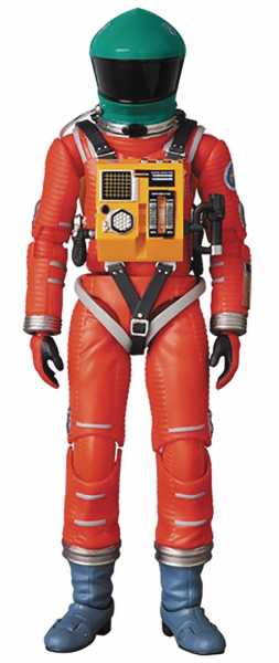 2001 A SPACE ODYSSEY SPACE SUIT MAFEX AF ORANGE GREEN HELM