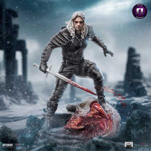 VORBESTELLUNG ! The Witcher 1/10 Geralt of Riva 33 cm BDS Art Scale Statue