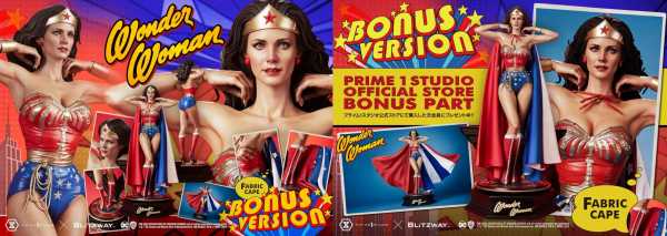 AUF ANFRAGE ! Wonder Woman 1975 1/3 Wonder Woman (Lynda Carter) 69 cm Statue Bonus Version