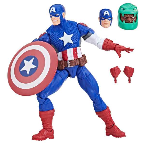 Avengers Marvel Legends Build A Puff Adder Ultimate Captain America Actionfigur
