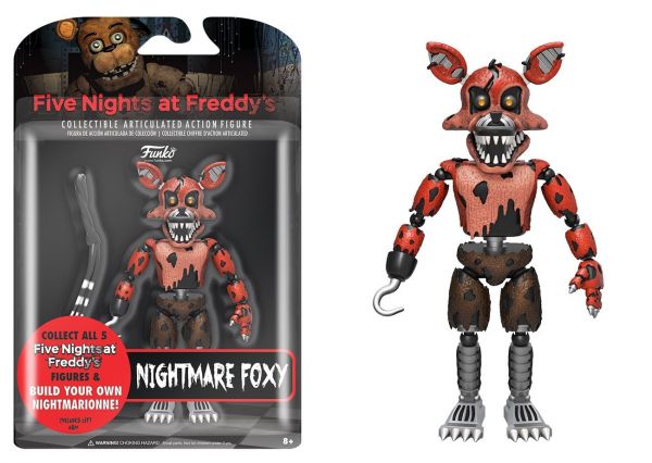 FIVE NIGHTS AT FREDDYS NIGHTMARE FOXY 12,5cm ACTIONFIGUR