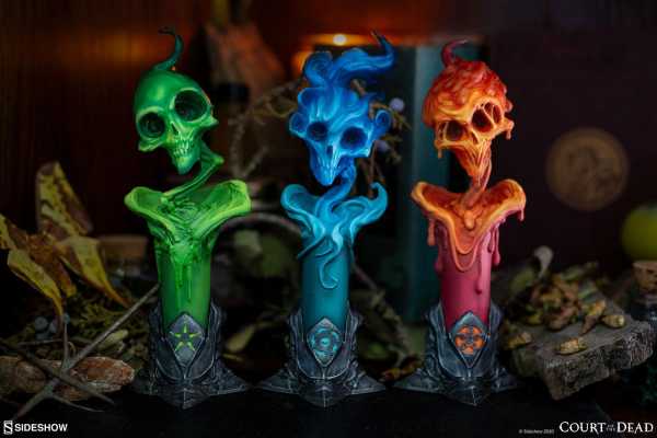Court of the Dead Court Lighter Side of Darkness: Faction Candle 18 cm 3 Statuen Set