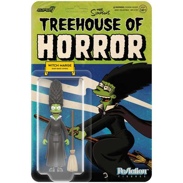 The Simpsons Treehouse of Horror Witch Marge Simpson 3 3/4-Inch ReAction Actionfigur