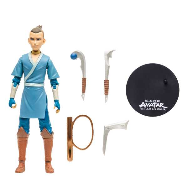 McFarlane Toys Avatar: The Last Airbender Book One: Water Sokka 7 Inch Actionfigur