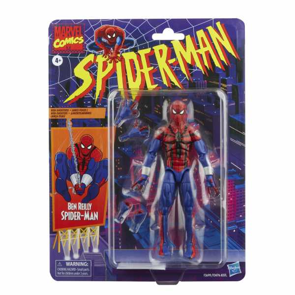 Spider-Man Retro Marvel Legends Ben Reilly Spider-Man 6 Inch Actionfigur