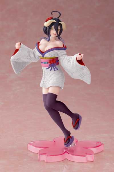 VORBESTELLUNG ! Overlord IV Coreful Albedo Sakura Kimono Version 20 cm PVC Statue Renewal Edition