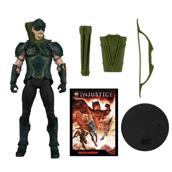 McFarlane Toys Injustice 2 Green Arrow Page Punchers 7 Actionfigur & Injustice Comic