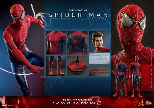 VORBESTELLUNG ! Hot Toys The Amazing Spider-Man 2 Movie Masterpiece 1/6 Spider-Man 30 cm Actionfigur