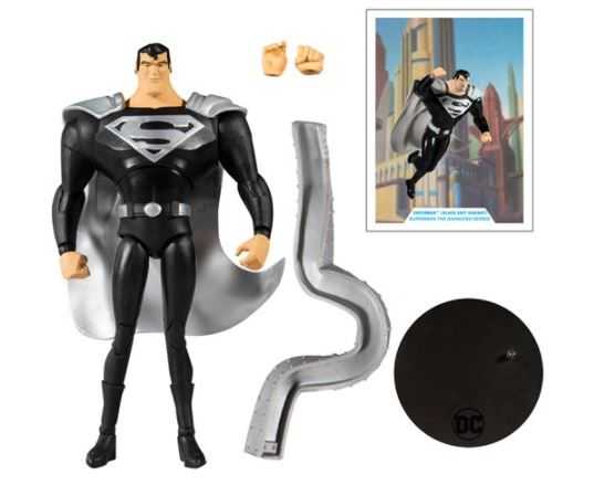 McFarlane Toys DC Multiverse Superman Black Suit Superman The Animated Series 7 Inch Actionfigur