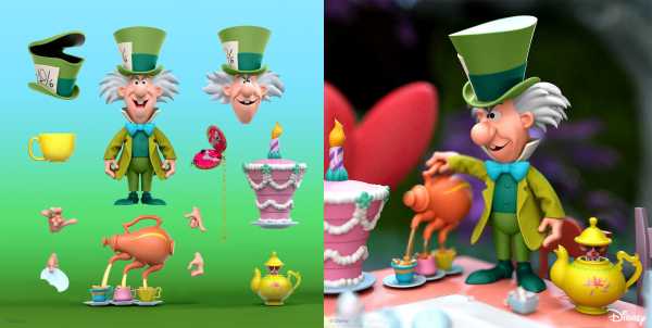 Disney Ultimates Alice in Wonderland Mad Hatter Actionfigur