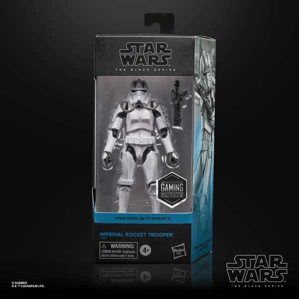STAR WARS THE BLACK SERIES GAMING GREATS BATTLEFRONT II IMPERIAL ROCKET TROOPER 6 INCH ACTIONFIGUR