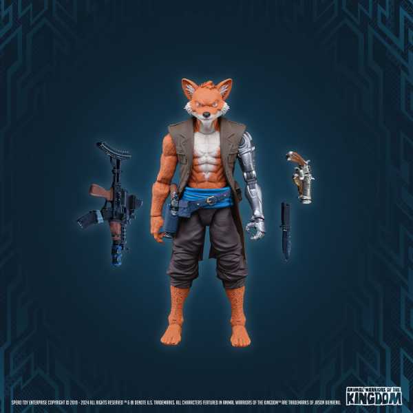 VORBESTELLUNG ! Animal Warriors of The Kingdom Primal Collection Ser. 2 Boone The Pirate Actionfigur