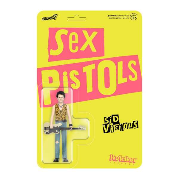 Sex Pistols Sid Vicious 3 3/4-Inch ReAction Actionfigur