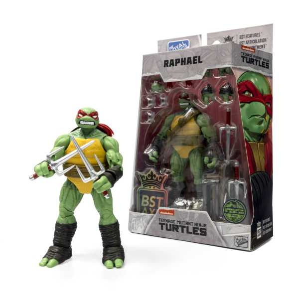 VORBESTELLUNG ! BST AXN Teenage Mutant Ninja Turtles Raphael (IDW Comics) 13 cm Actionfigur