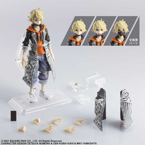 TWEWY THE WORLD ENDS WITH YOU THE ANIME BRING ARTS RINDO ACTIONFIGUR