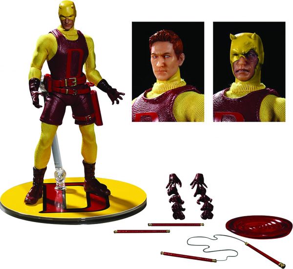 ONE-12 COLLECTIVE MARVEL PX YELLOW DAREDEVIL ACTIONFIGUR