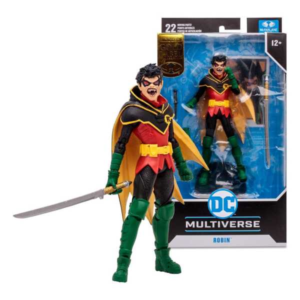 McFarlane DC Multiverse Damian Wayne Robin (DC vs. Vampires) Gold Label Actionfigur